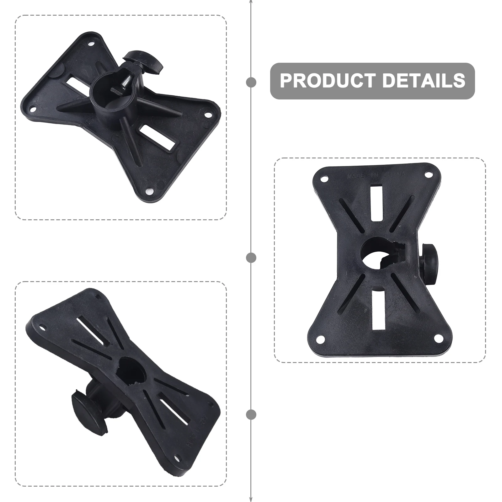 1pc 35mm Plastic Mount Tripod Pole Speaker Stand Adapter Top Cap Tray Audio Equipment Stands Mounts Bracket Accessories