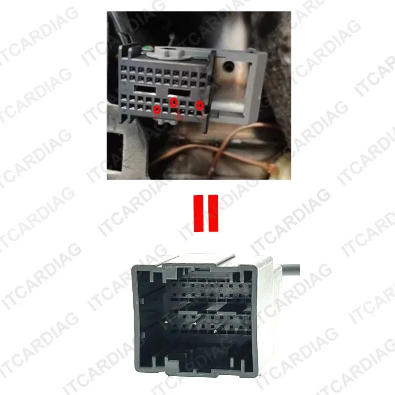 Фото MQB48 проводной мост Cluster Power кабель ELV BCM2 Cluster VVDI все ключи потерянные для TIGUAN L Passat B8 для Audi Q3 A3 Golf7 №3