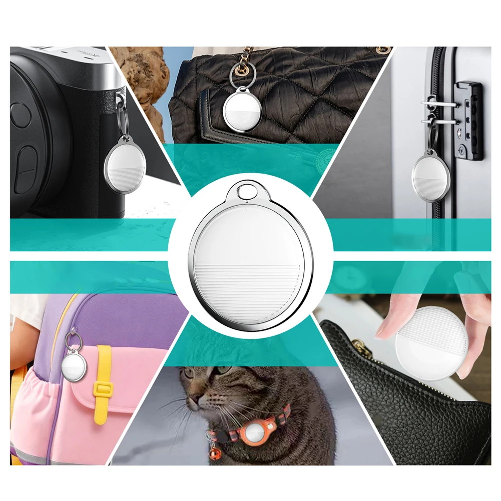 1-5Pcs Mini Tracking Device For Apple Find My Key Smart iTag Child Finder Pet Car GPS Lost Tracker Bluetooth Tracker IOS System gps locator key finder anti lost tracker anti lose tracker item locator anti lost locator key chain locator