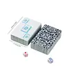 Mahjong Travel Set Multipurpose Non-Sticky Playing Cards Mahjong Card Game With 144 Cards 2 Dice For Home Thickened Mahjong 6