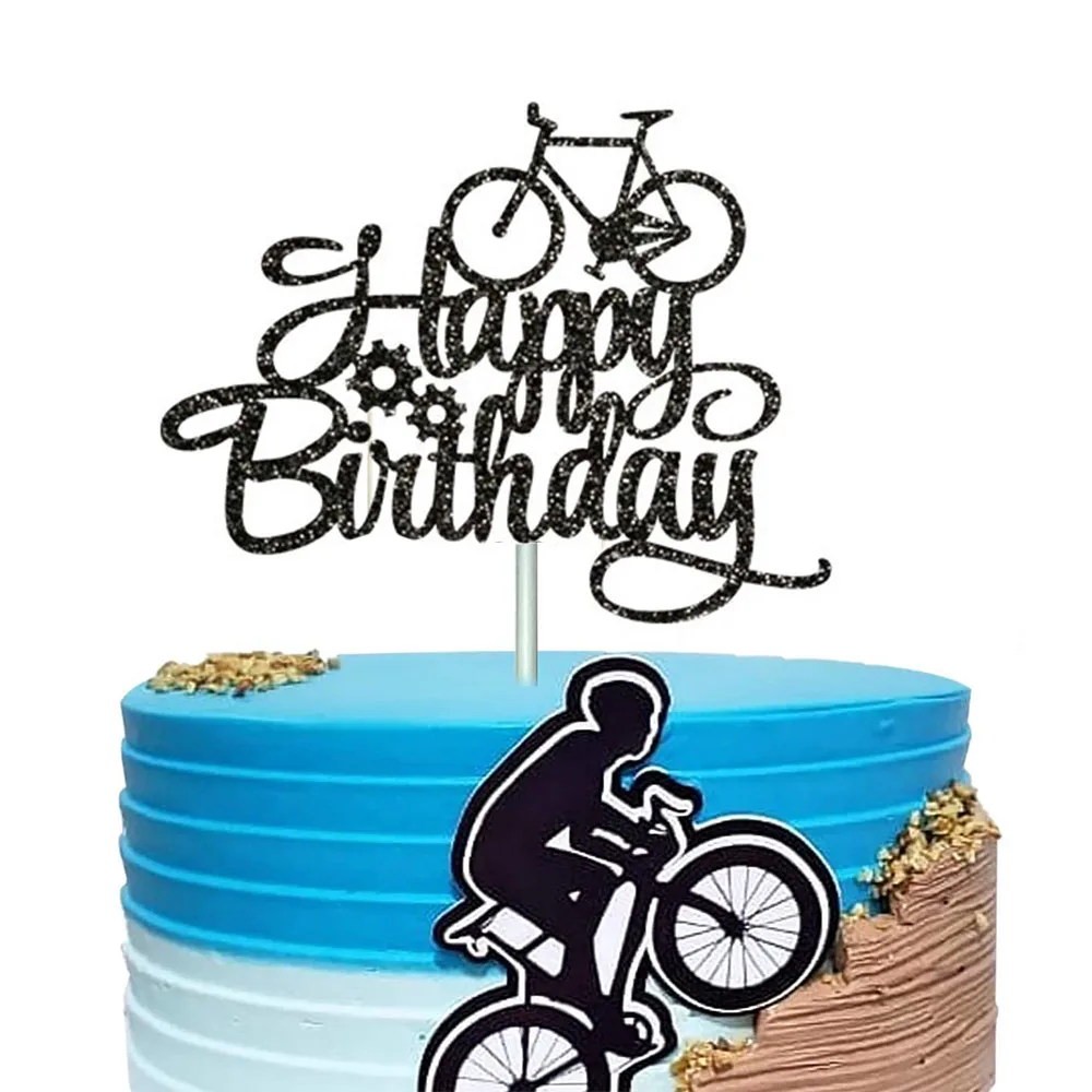 Bicycle Cake Topper By The Gifting Knot  notonthehighstreetcom