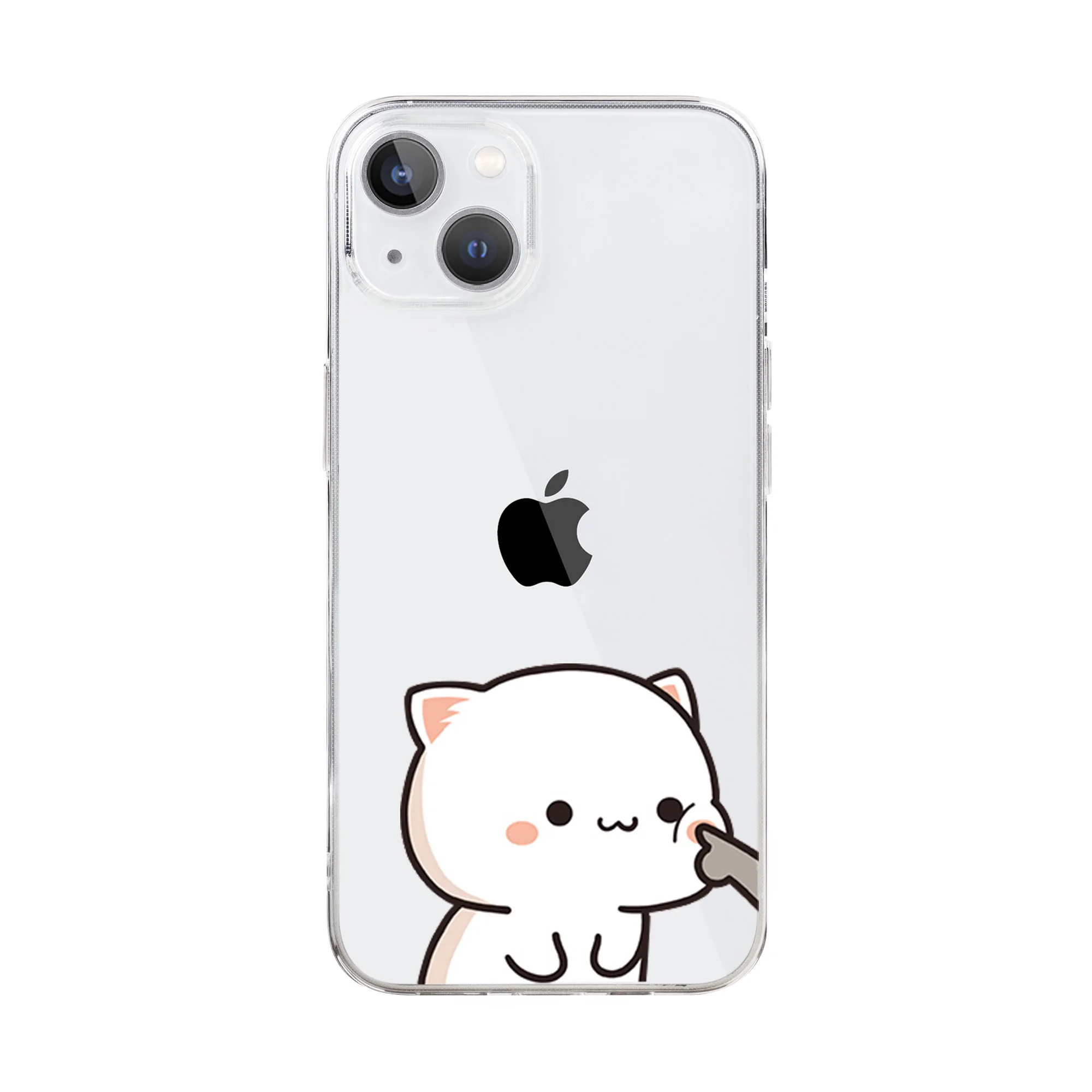 Funny Cat Icon With Glasses iPhone Case by best_designs