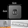 10-50pcs Transparent Self Adhesive Hooks Hanging Holder Shelf Hook for Kitchen Bathroom Wall Storage Rack Fixing Sticker Gadgets 4