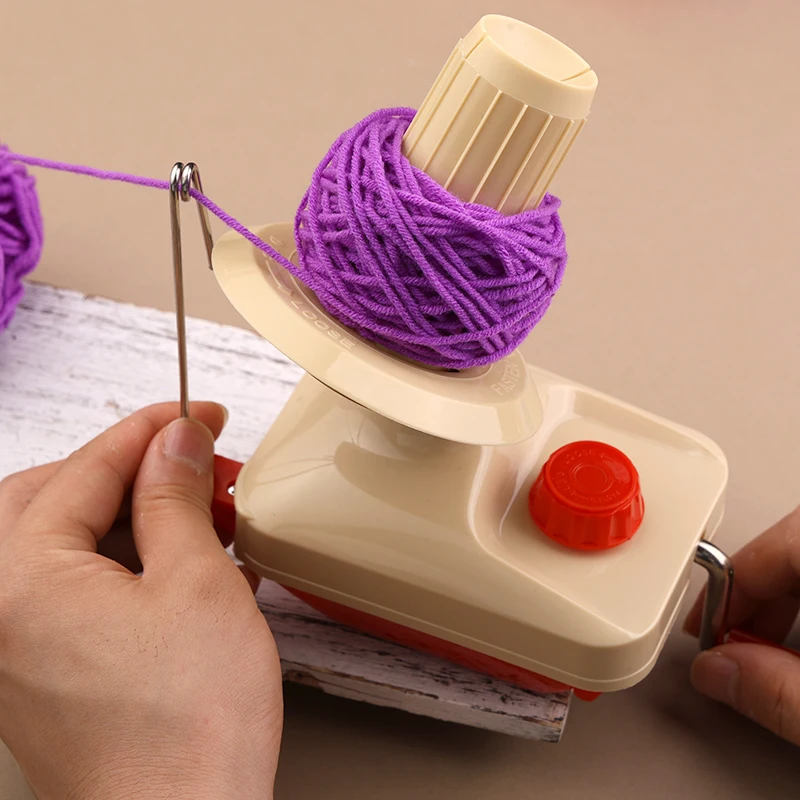 Yarn winding tool BUDDUR 1PC manual home yarn winding machine portable for cotton yarn thread balls making DIY handmade craft accessories