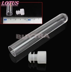 HOT Plastic Test Tube With Plug Clear Like Glass Wedding Favor Tubes Party Favour Chemistry Laboratory Supplies 20 PCS