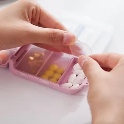 Compact 8 - Grid Travel Pill Organizer for Convenient Medication Storage