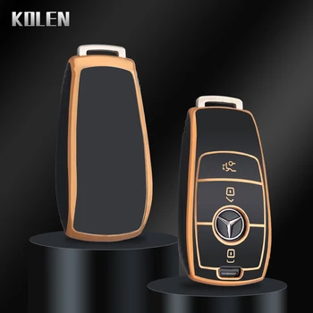 TPU Car Key Case Cover Shell per Mercedes Benz W204 W205 W206 W212 W213 W221 W222 W223 W463 A C E classe S GLA GLE GLC GLK GLS - TPU Car Key Case Cover Shell per Mercedes Benz W204 W205 W206 W212 W213 W221