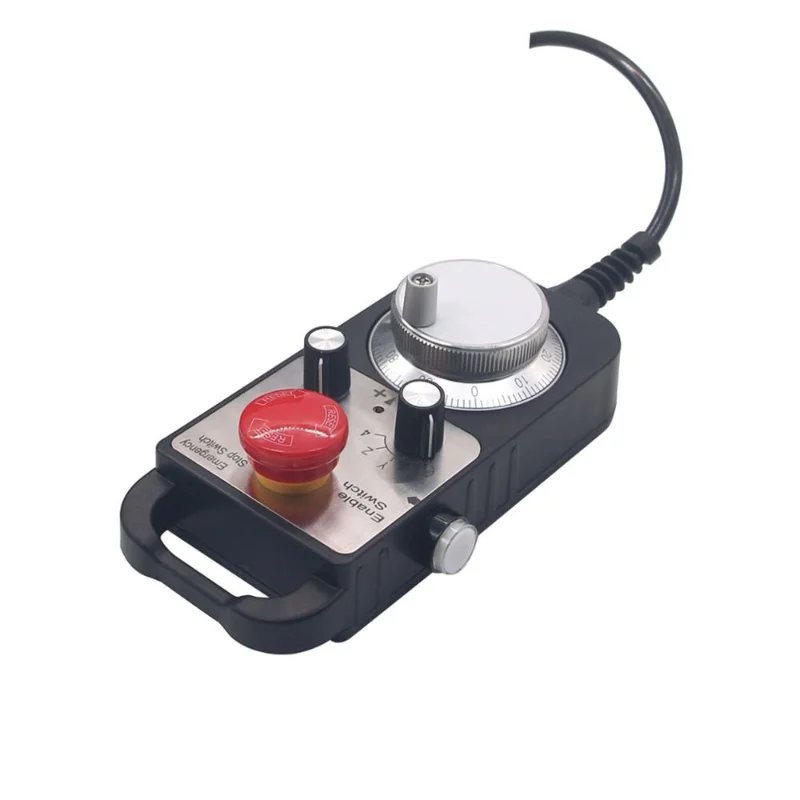 

Универсальный 5-в 100PPR CNC 4-осевой MPG подвесной маховик и аварийная остановка F/ Siemens