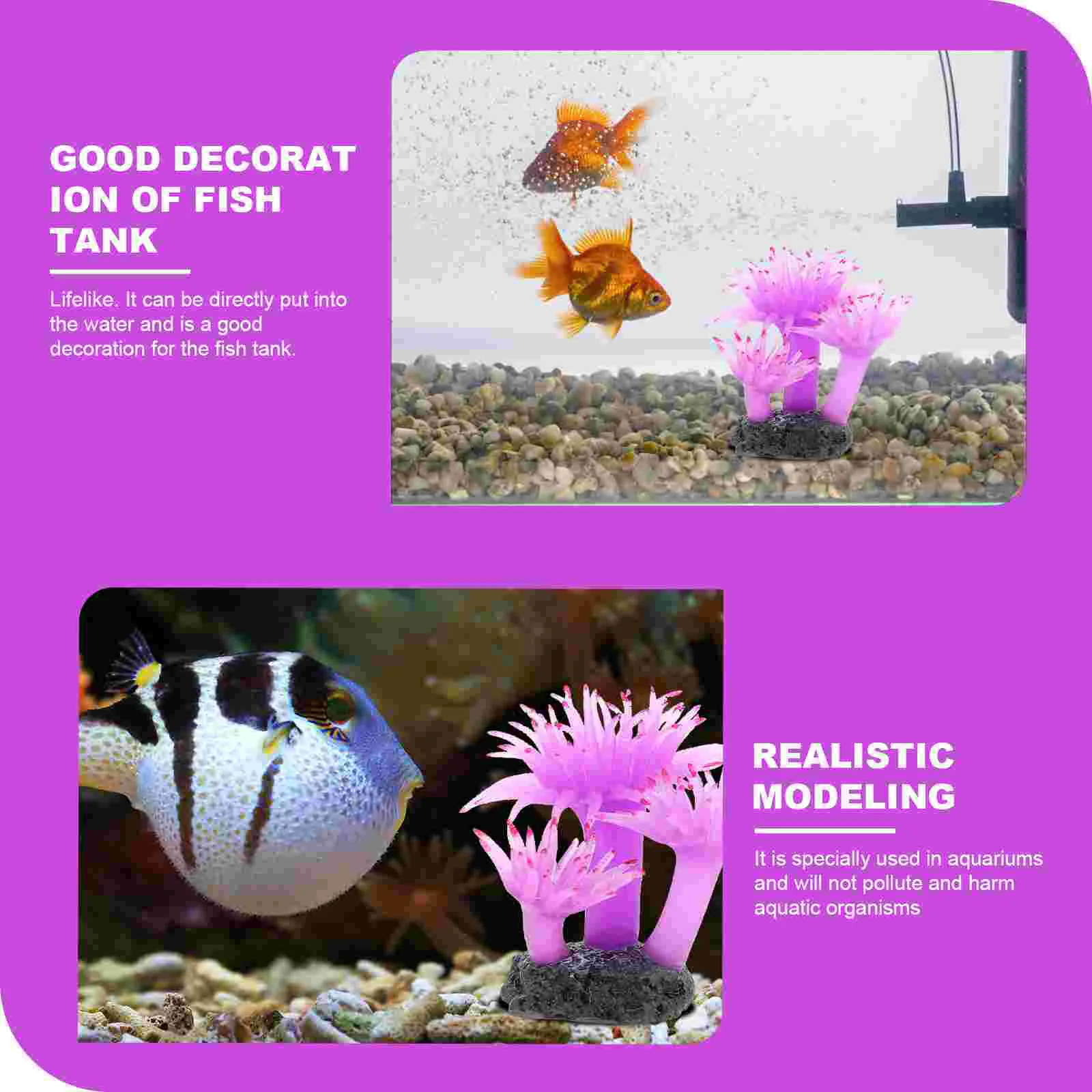 Plastic Coral Plant For Aquarium Decor Fake Plants Fish Tank Landscape Supplies Pet Products Garden Adorn Aquatic