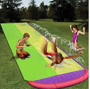Backyard Outdoor Water Spray Toy Play Splash Inflatable Slip Slide Summer Sprinkle Water Splash Toys Game Inflatable Slide