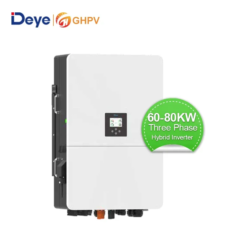 Deye Hybrid Inverter SUN-75/80K-SG02HP3-EU-EM6 60KW 75KW 80KW Three ...