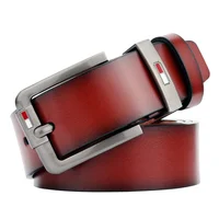 Mode luxe marque de créateur hommes ceinture de haute qualité bracelet en cuir PU boucle ardillon fantaisie Vintage ceintures pour jean loisirs ceinture 3