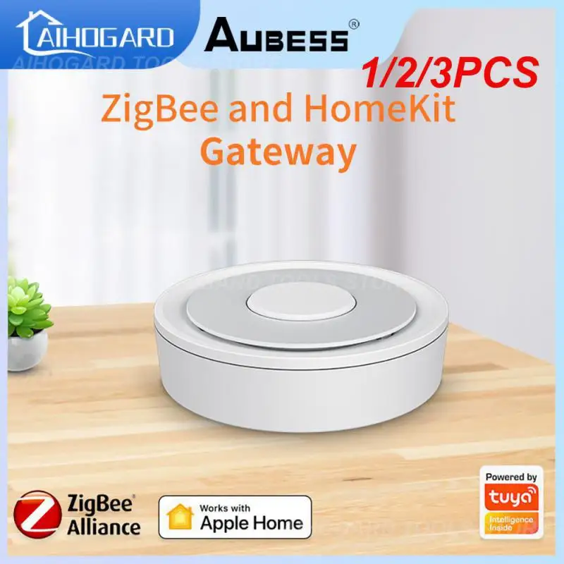 

1/2/3PCS Tuya Zigbee HomeKit Gateway Wireless Wired Hub Bridge Remote Control Works With Alexa Smart Home Life Home