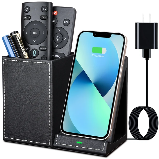 ome Office Desk Organizer with 10W Apple Wireless Charger