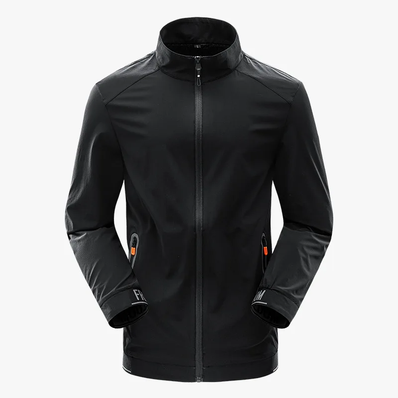 (M-4XL)Outdoor Sports Sunscreen Skin Coat Summer New Nylon Four-sided Bomb High Quality Tourist Coat