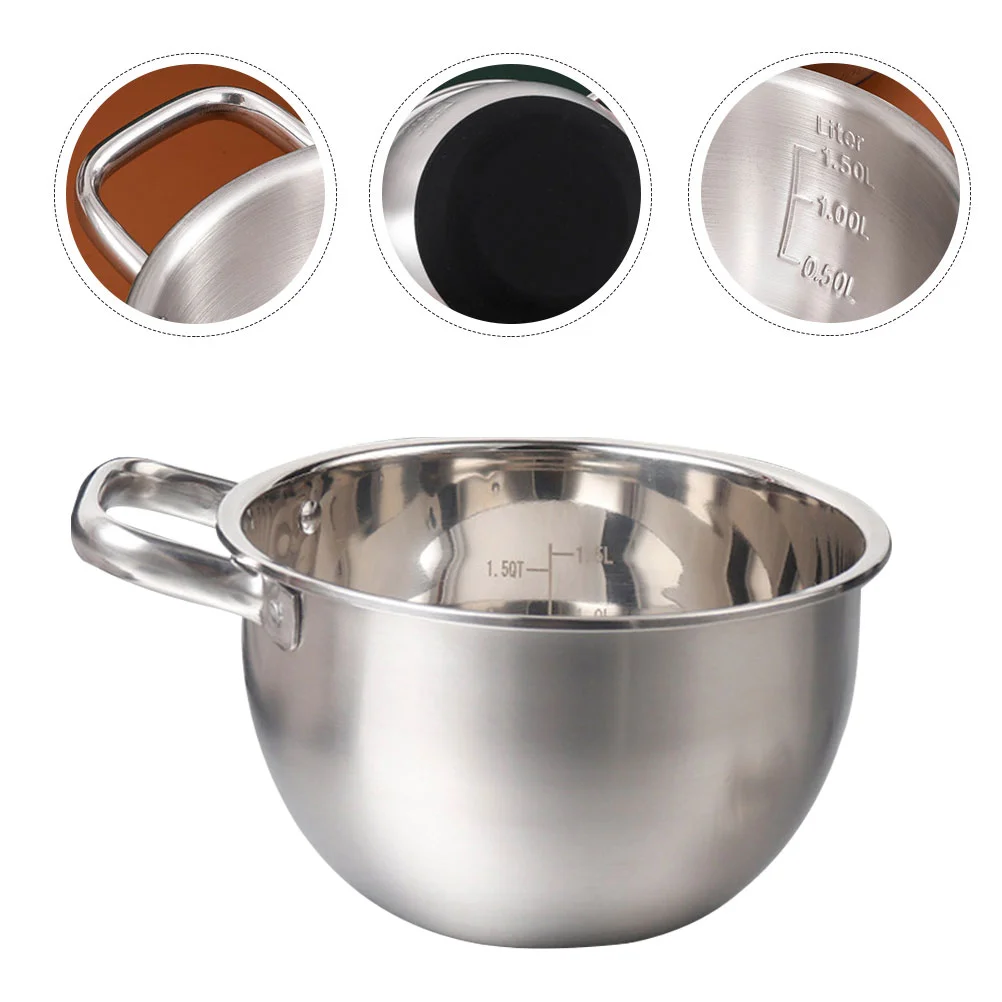 

Mixing Bowl Stainless Steel Pot Food Storage Organizer For Cooking Baking Salad Egg Cooking Basin Japanese Baking Cooking Pot