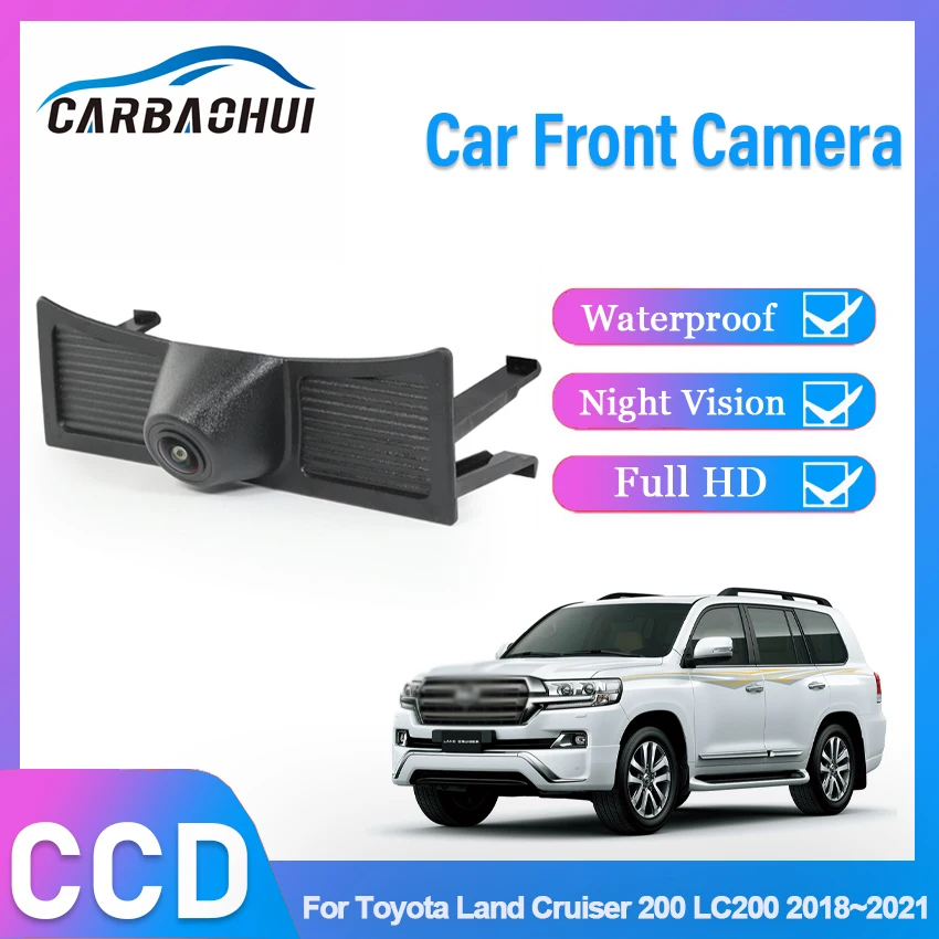 

Автомобильная парковочная HD CCD камера ночного видения с логотипом для Toyota Land Cruiser 200 LC200 2018 2019 2020 2021