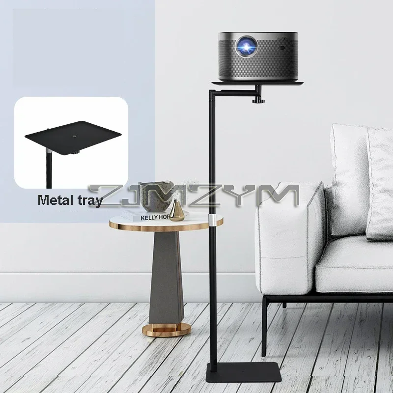 Trepied Videoprojecteur Support Projecteur HANGKAI - Hauteur Réglable 60- 120cm Pivot 360° Support Vidéoprojecteur