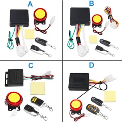 Universal Motorcycle Bike Alarm System Scooter Anti-theft Security Alarm Moto Remote Control Engine Start + Alarme Moto Speaker