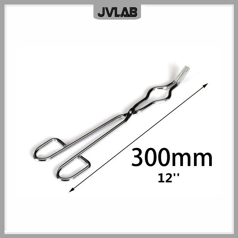 Chrome-plated Crucible Tong Clamp Graphite Melting Furnace Pliers Holder For Melting Pouring Casting Lab Beaker Clamp 300mm 12''