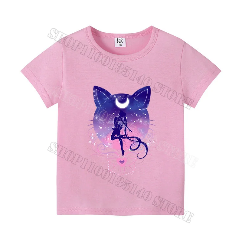 Colorful Cotton Cartoon Print T-Shirt