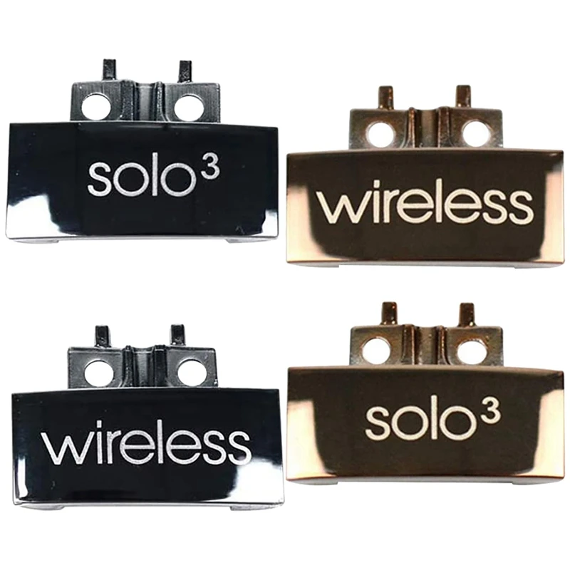 2 Paia Di Cerniera Di Ricambio Per Fascia Connettore Cerniera Clip Cover Per Beats Solo 3 Cuffie Wireless Argento E Dorato