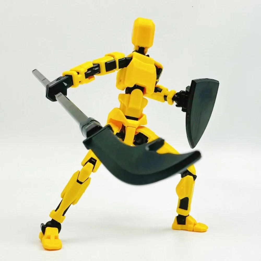 3D Printed DIY 13 Jointed Movable Set Robo Action Figure with