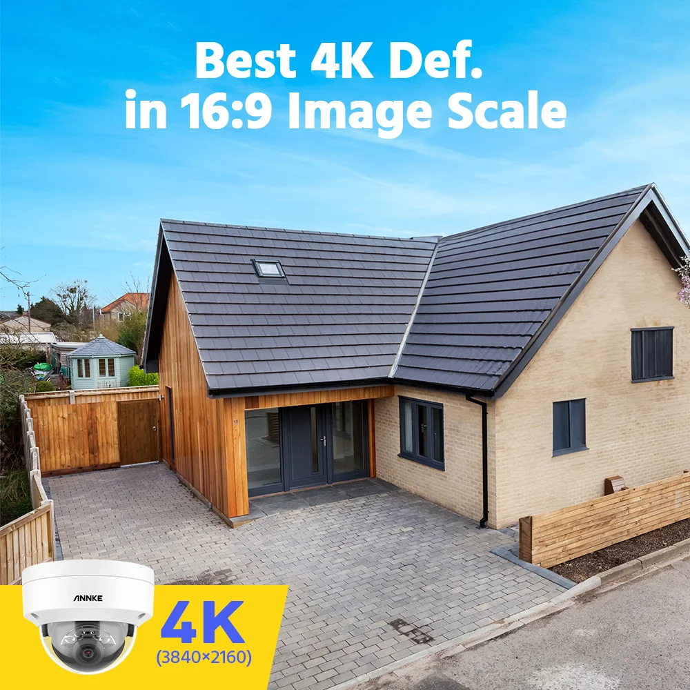 Caméra de surveillance extérieure IP PoE 8MP/4K (C800), dispositif de sécurité sans fil, avec microphone, IK10 – Image 2