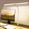 LAOPAO Double Head LED Desk Lamp EU/US Architect Desk Lamps Office 24W Brightest 5Color Modes and 5 Dimmable Eye Protection lamp 1