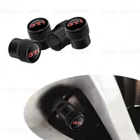 4pcs Car Wheel Tire Valve Core Cap Dust Proof Covers For GTI Lightning Logo Golf MK3 MK4 MK5 Polo Touareg Touran Passat Jetta 3