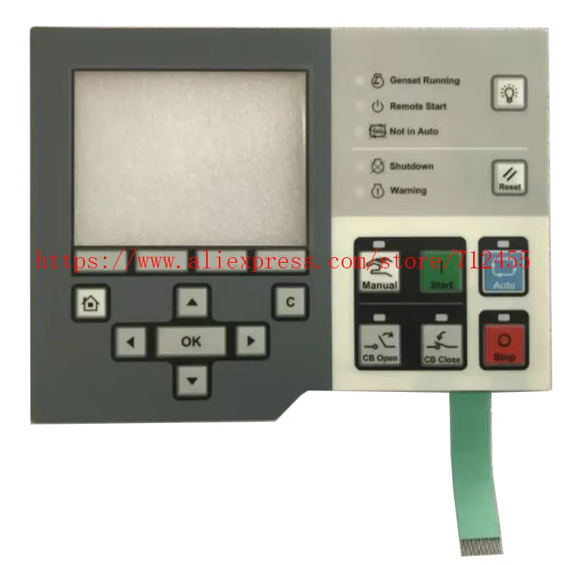 

New Membrane Keypad Keyboard Switch for CUMMINS PCC3300 Power Command HMI 320 PCC3.3 Number: 0300-6315-02 0300631502