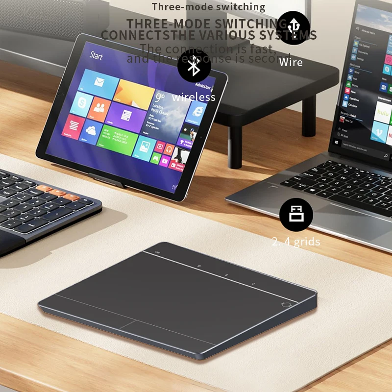 Bluetooth Trackpad JOMAA Bluetooth Wired Wireless Touchpad for Windows