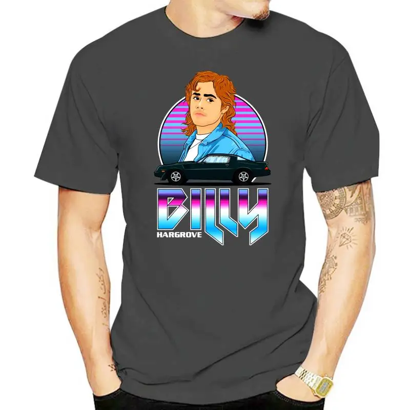 Billy Hargrove Stranger Retro 80'S Metal Dacre Montgomery Things Unisex T-Shirt Men's T Shirt Painted T Shirt 2024 T-Shirt Men