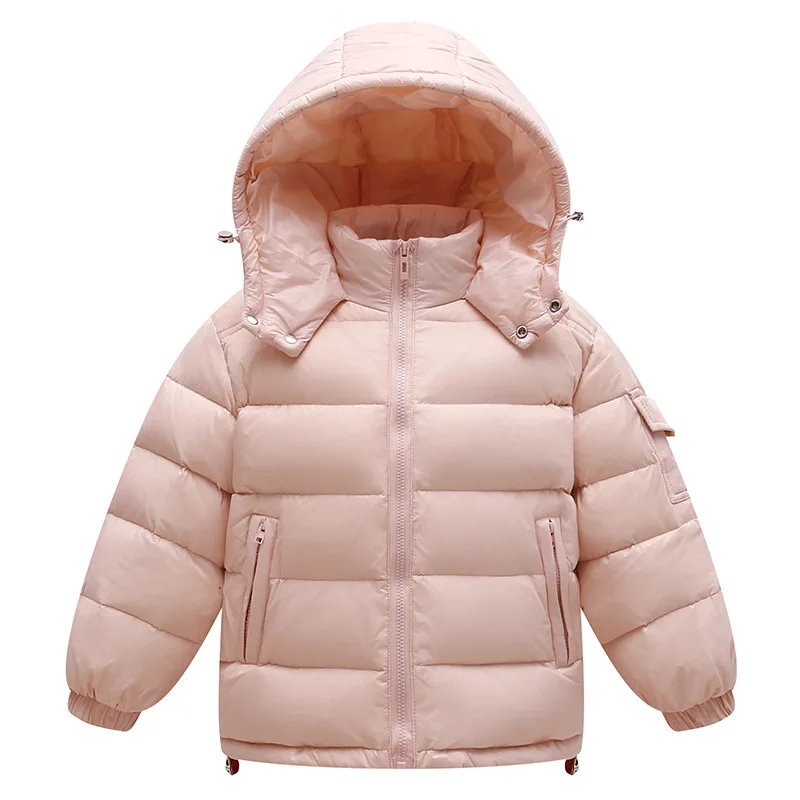 2024 Children's and Large Fashion Lightweight Down Jacket Autumn Winter New Item Boys Girls and Babies Hooded Jacket