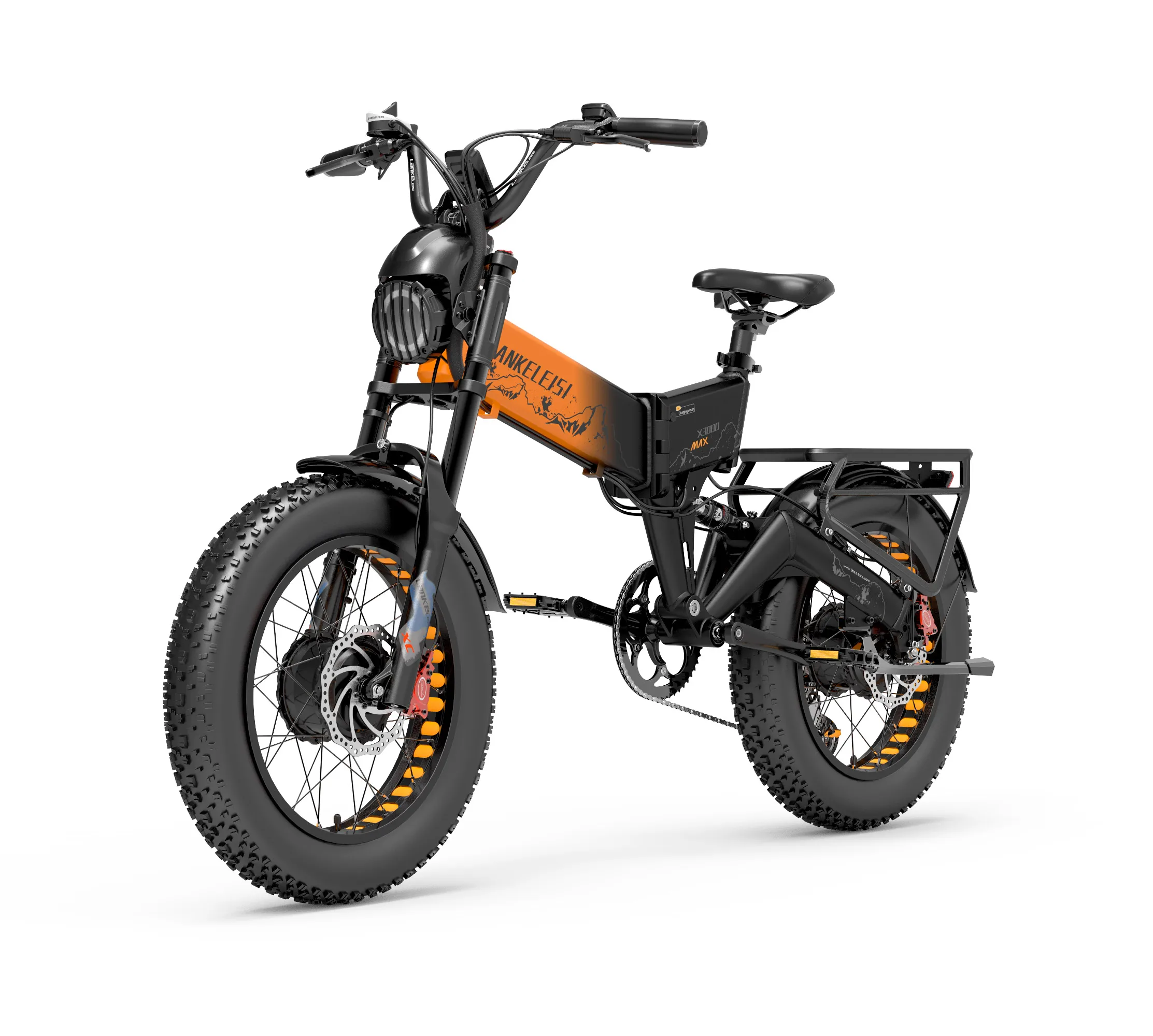 Lankeleisi X3000 Max 2000W Bici Elettrica A Doppio Motore