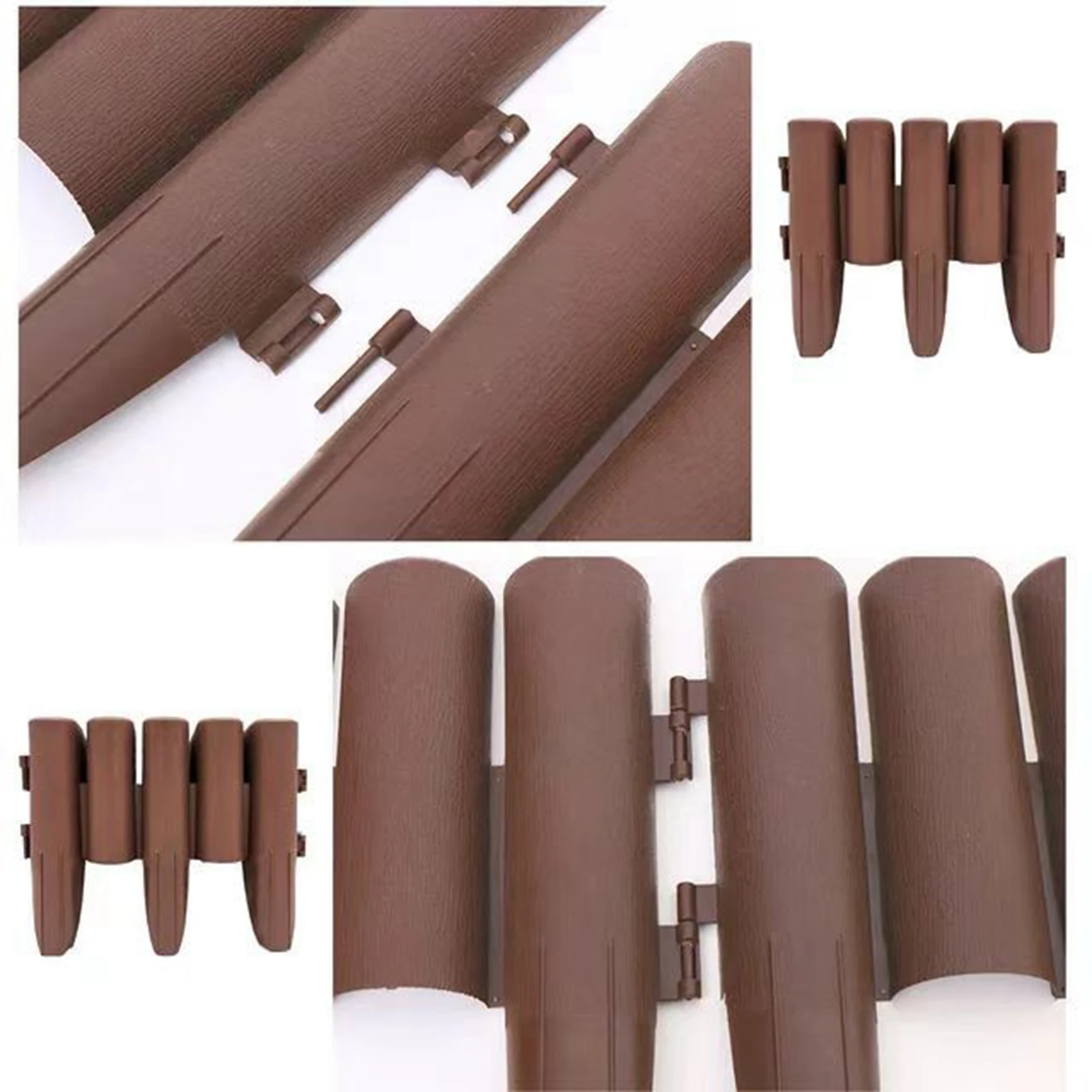 5 Pieces Garden Edging Border Barriers Fence Yard Plant Landscape Decor Fence Border for Walkway Lawn Garden Flower Bed