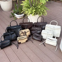 Sacs à main en cuir véritable pour femmes, nouvelle marque de luxe, sacs à bandoulière en cuir de vache de qualité supérieure, sacs à main décontractés carrés de Bowling, 2026 6