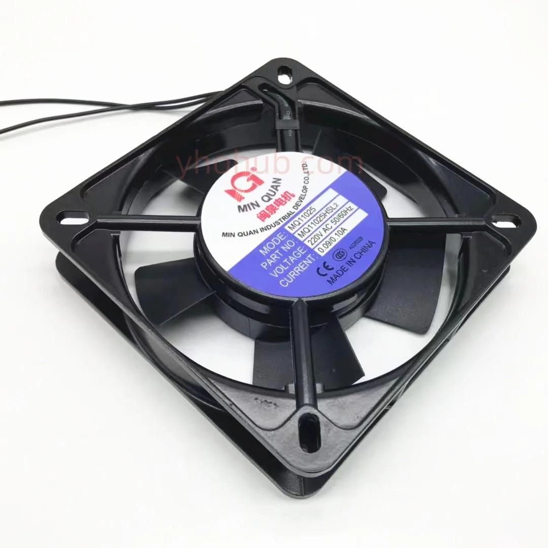 Ming Quan Mq11025hsl2 Mq11025hbl ac 220v 0.10a 110x110x25 mm Ventilador de Refrigeração do Servidor de Fios