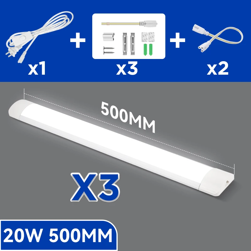 LED Wall Lamp Indoor Lighting 10W 20W Led Lights For Home Led Tube Bar Wall Light Bedroom Kitchen Closet Dressing Table 220V led wall lamp Wall Lamps