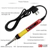 CXG E110W EU Plug Digital LCD Adjustable NC thermostat Electric soldering iron handle kit set Welding repair Better than 936d 3