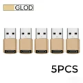 5pcs Gold