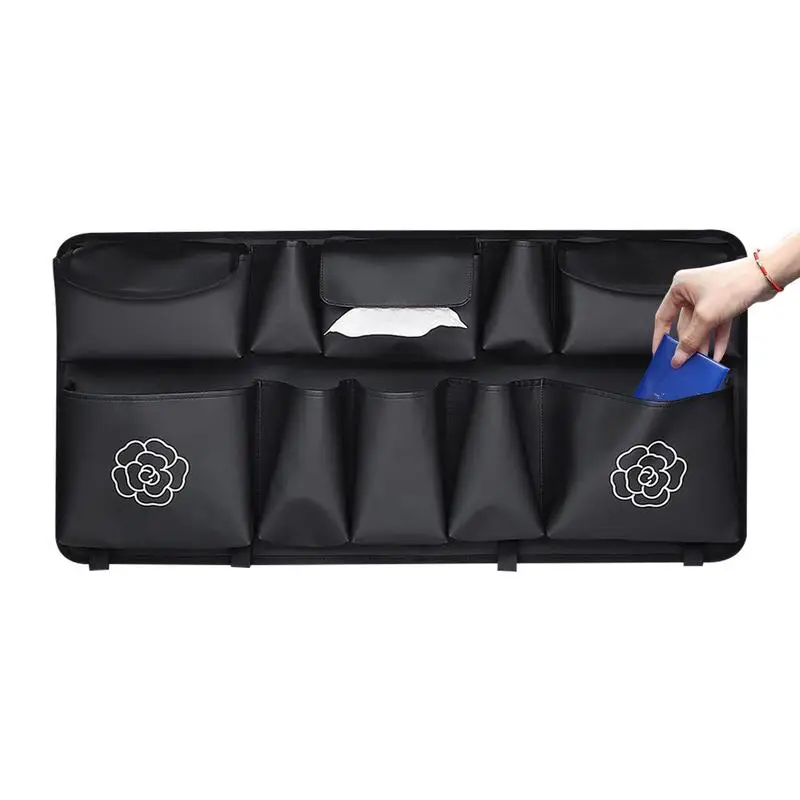 

Органайзер на спинку сиденья, сумка для хранения в автомобильном сиденье, симпатичная сумка на автомобильное сиденье для зонтов, ключей, закусок, Компактный органайзер для