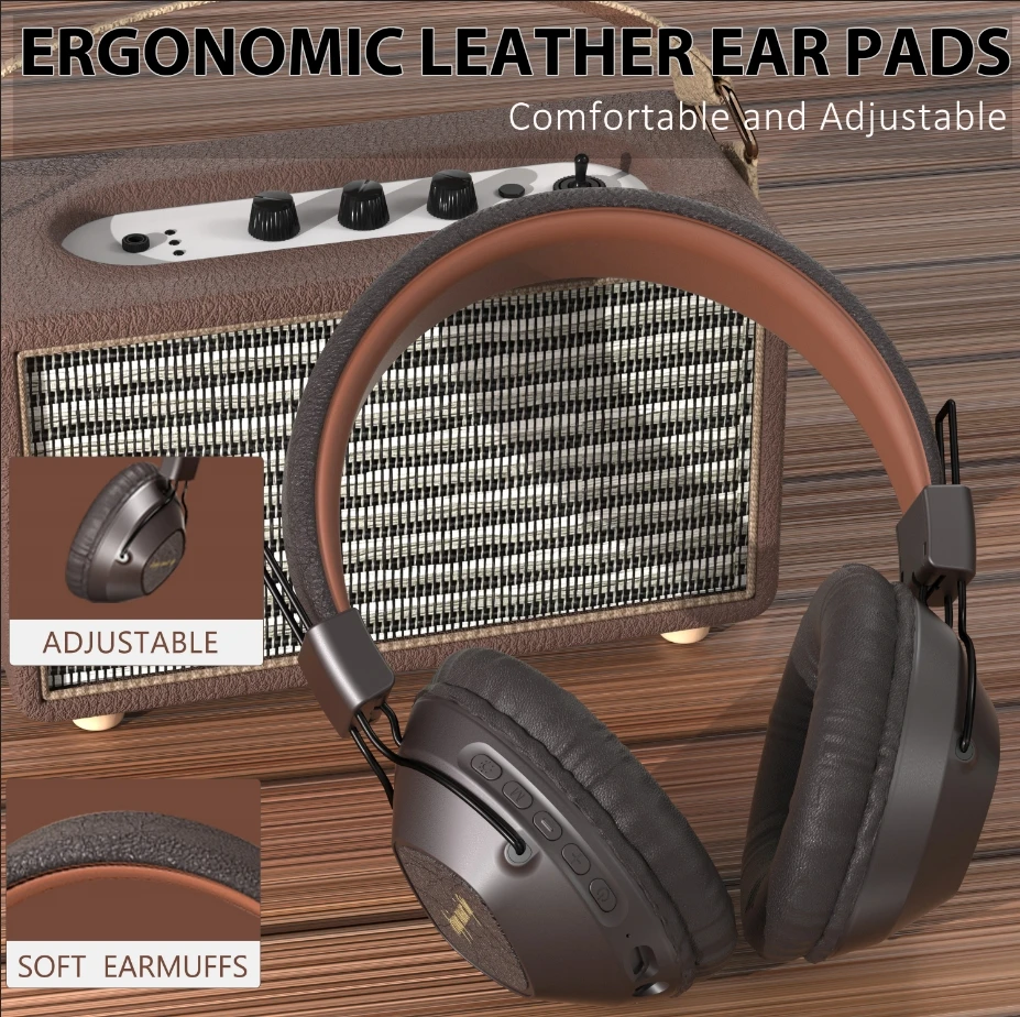 2025 New bluetooth headphones over ear Plastic AKZ-17 LZ-22 For