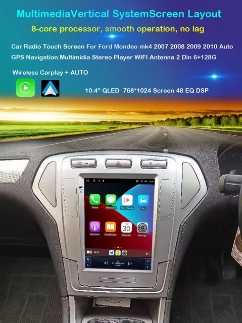 Car Radio Touch Screen For Ford Mondeo Mk4 2007 2008 2009 2010