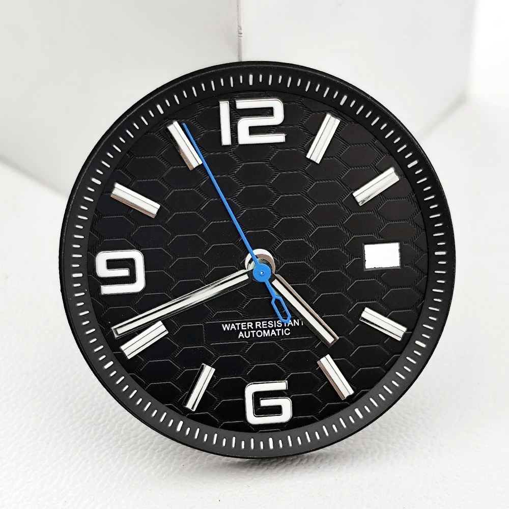 Premium Men's Watch Silver Case with Sapphire Dial and Full-Body Mirror Box