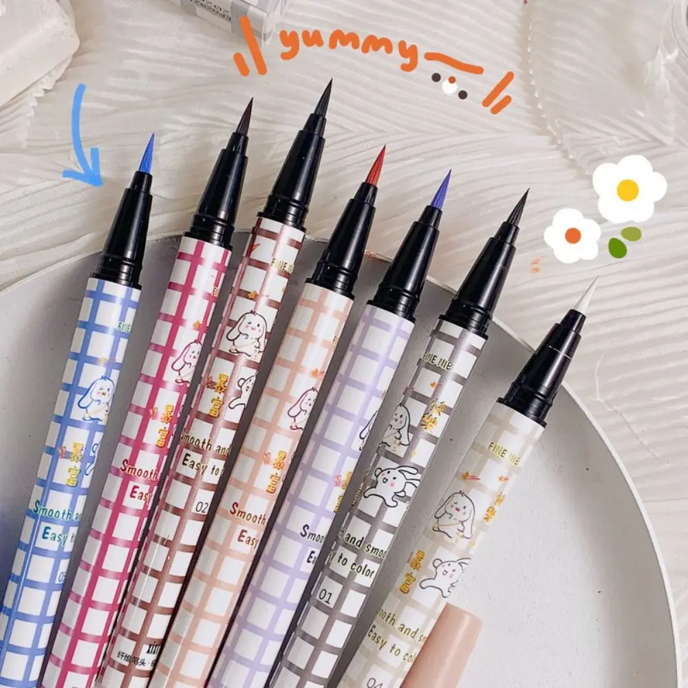 

Korean Non-smudge Natural Neon Tint Waterproof Liquid Eyeliner Pen Eye Makeup Tool Colored Eyeliner Pen Eye Liner Pencil