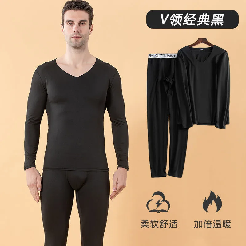 Thermal Underwear Sets For Men Winter Thermos Underwear Long Johns Winter  Clothes Men Thick Thermal Clothing