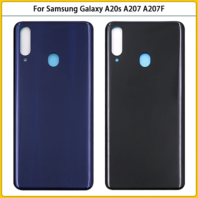 

Новый пластиковый корпус для Galaxy A20s A207 A207F A207M 2019, задняя крышка батарейного отсека A20S, задняя панель, запасные части