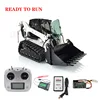 US Stock LESU 1/14 Aoue LT5 Tracked Skid-Steer CNC Metal Hydraulic RC Loader RTR Model Remoted Truck Christmas Gifts THZH1208 1