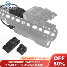 

WADSN Tactical Flahlight Pressure Switch Fixing Base Laser Weapon Light Single Double Mount HRF Ramp